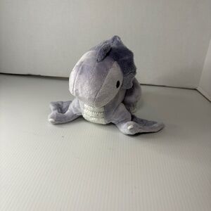 Bellzi Wyveri Wyvern Dragon Plush Stuffed Animal Purple Grey Poseable Wings 13"